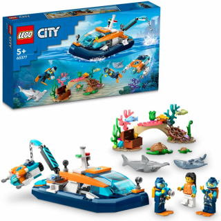 LEGO® City 60377 Průzkumná ponorka potápěčů