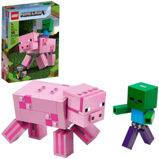 LEGO® Minecraft® 21157 Velká figurka Prase s malou zombie