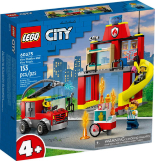 LEGO City 60375 Hasičská stanice a auto hasičů